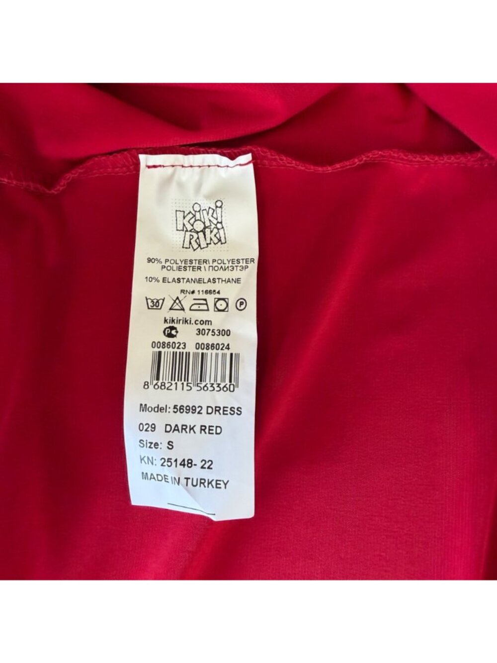 KikiRiki One Shoulder Cutout High Slit Maxi Dress Red Size Small NWT - Picture 8 of 8